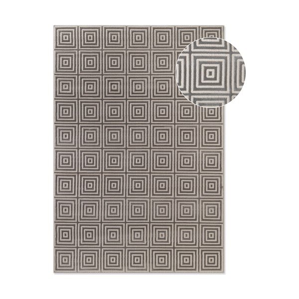 Szary dywan 160x235 cm Perles Tourmaline – Elle Decoration