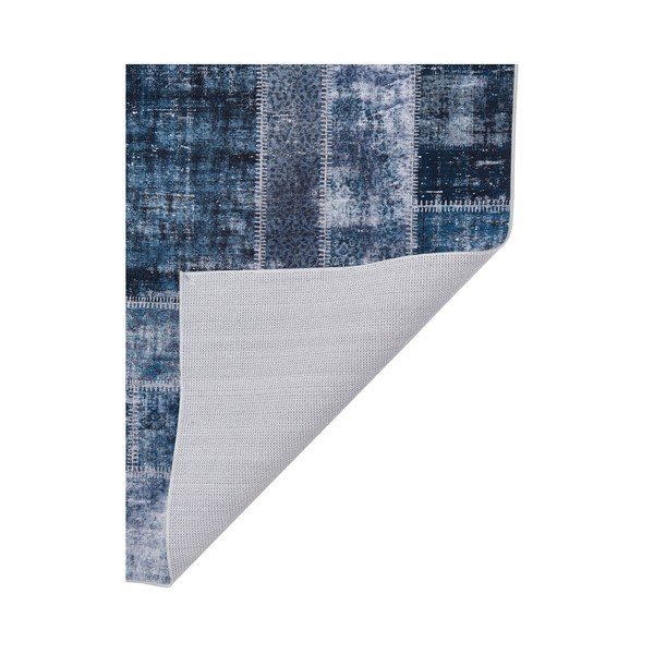Dywan plamoodporny Floorita Montage Blue, 160x230 cm-image-4