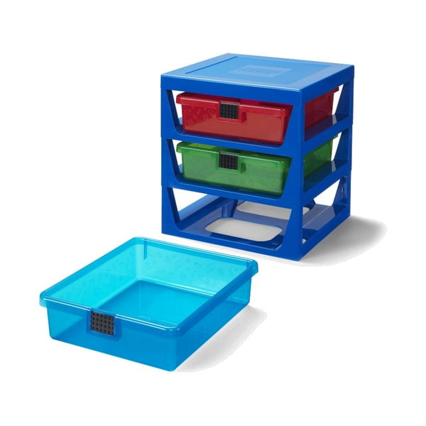 Niebieski organizer z 3 szufladami Storage - LEGO®-image-3
