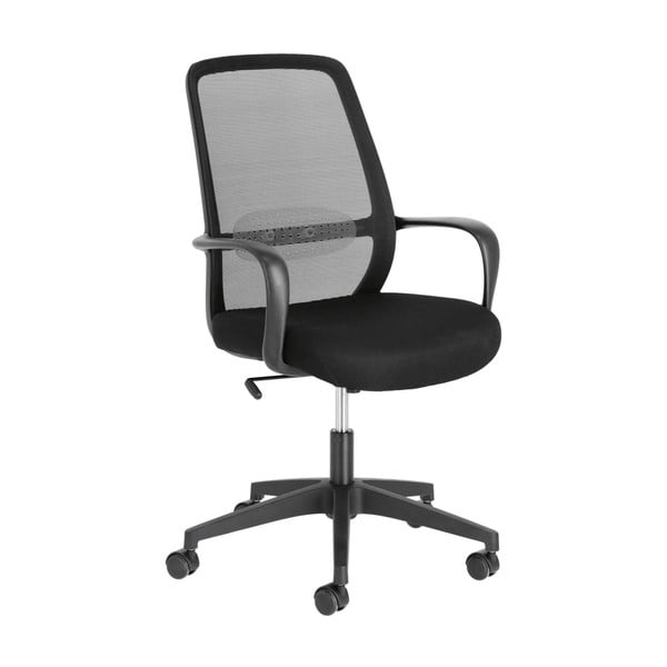 Czarne krzesło biurowe Melva – Kave Home