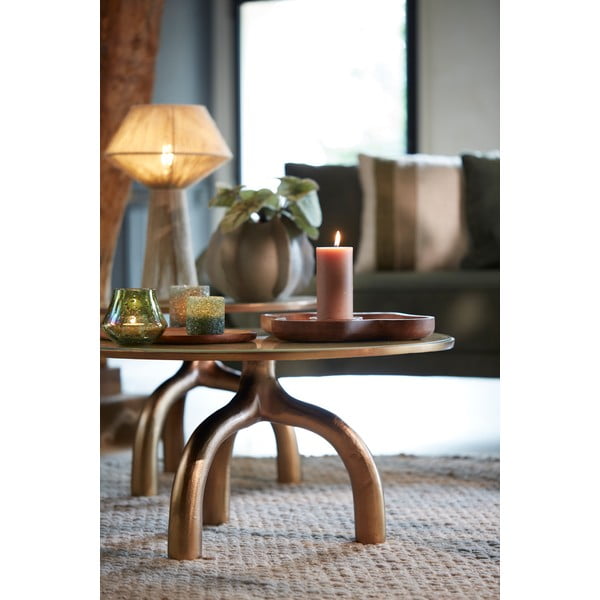 Szklany świecznik na świeczkę typu tealight Morita – Light & Living-image-2