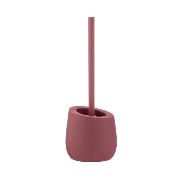 Różowy ceramiczna szczotka do WC Wenko Badi-image-2