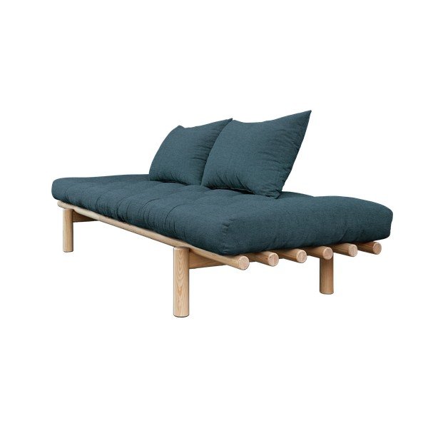 Sofa z ciemnoniebieskim pokryciem Karup Design Pace Natural/Deep Blue-image-3