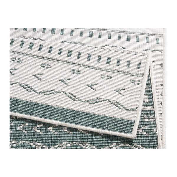 Zielono-kremowy chodnik odpowiedni na zewnątrz NORTHRUGS Kuba, 80x250 cm-image-3