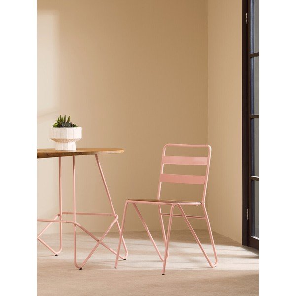 Okrągły stół z litego drewna wiązu ø 80 cm District – Premier Housewares-image-2