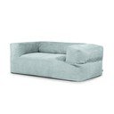Miętowy sztruksowy worek do siedzenia Sofa MooG – SLOWDOWN