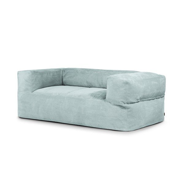 Miętowy sztruksowy worek do siedzenia Sofa MooG – SLOWDOWN