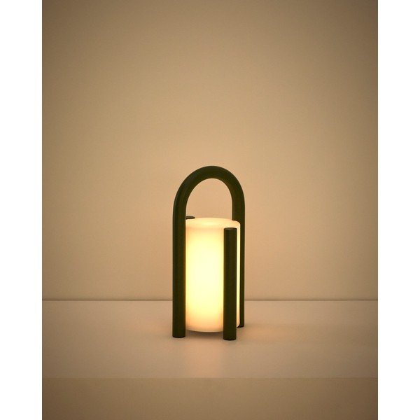 Lampa zewnętrzna przenośna LED na USB ø 14 cm Leros – Kave Home-image-1
