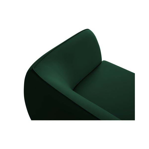 Zielona aksamitna sofa 190 cm Lando – Micadoni Home-image-4
