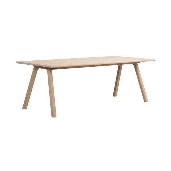 Rozkładany stół z litego drewna dębowego 95x220 cm Clapperton – Rowico