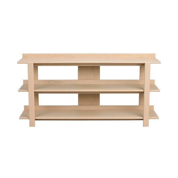 Konsola z blatem w dekorze dębu w jasnym naturalnym kolorze 43x150 cm Kilian – Rowico-image-4