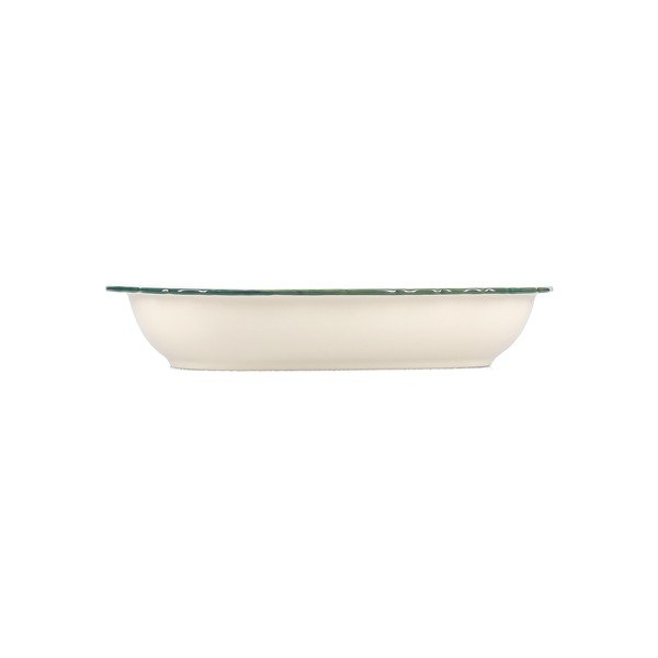 Zielony/w kolorze kości słoniowej porcelanowy talerz do serwowania Cyril – S|P Collection-image-2