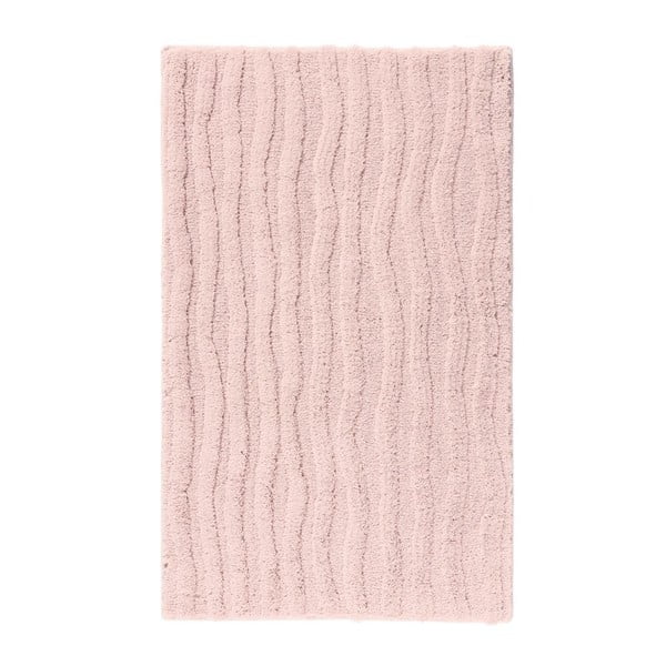 Różowy dywanik łazienkowy Aquanova Taro, 60x100 cm