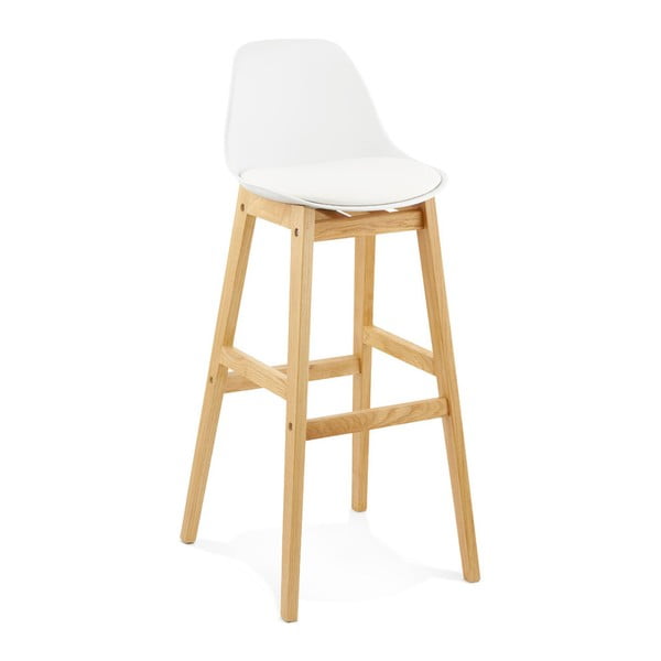 Białe krzesło barowe Kokoon Design Elody