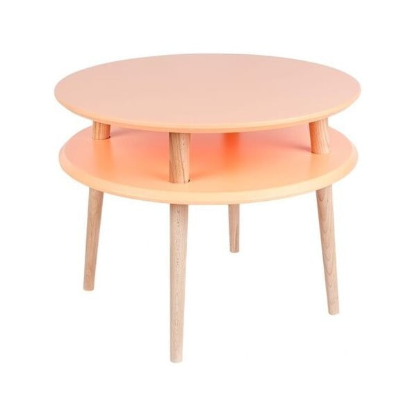 Pomarańczowy stolik Ragaba UFO ⌀ 57 cm