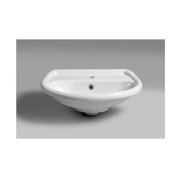 Biała ceramiczna umywalka 50x40 cm – Sapho-image-1