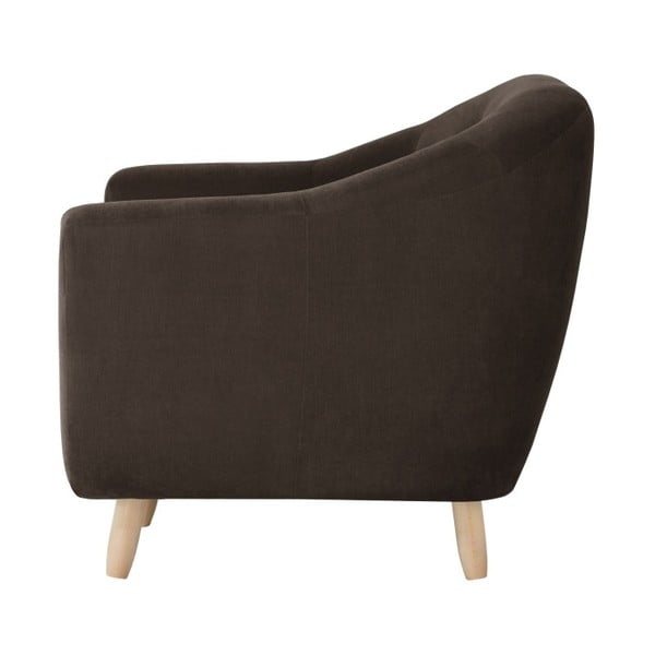 Kasztanowa sofa 3-osobowa Jalouse Maison Vicky-image-1