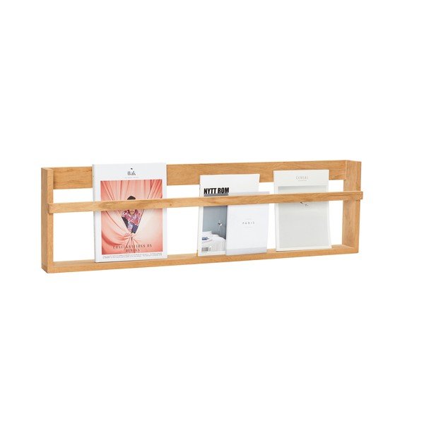 Wielopoziomowa/na zdjęcia półka z litego drewna dębowego w naturalnym kolorze 110 cm Display – Hübsch-image-4