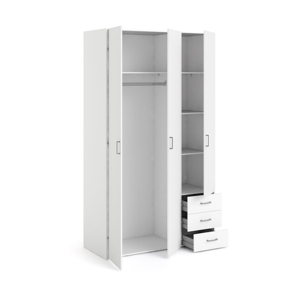 Biała szafa 116x200 cm Space – Tvilum-image-4