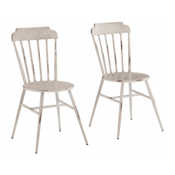 Zestaw 2 białych krzeseł bukowych Støraa Toledo