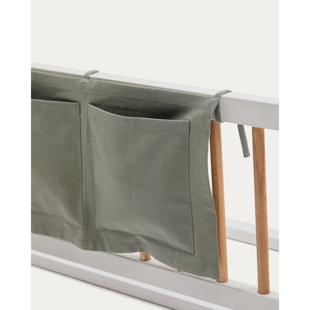 Zielony bawełniany organizer kieszonkowy na łóżeczko  45 cm Laily – Kave Home (zdjęcie 3)
