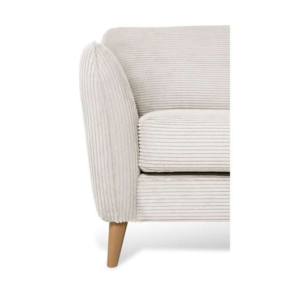 Biały sztruksowy narożnik (prawostronny) Paris – Scandic-image-4