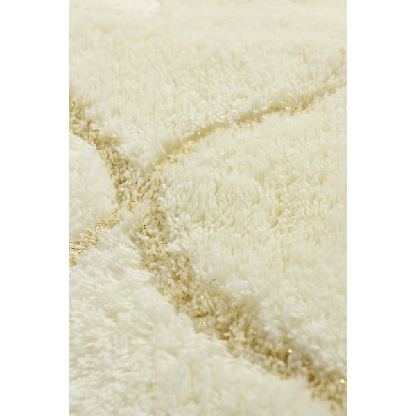 Zestaw 2 beżowych prostokątnych dywaników łazienkowych Foutastic Wave-image-3