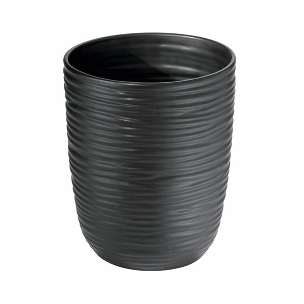 Czarny kosz na śmieci InterDesign Arlo, 5 l