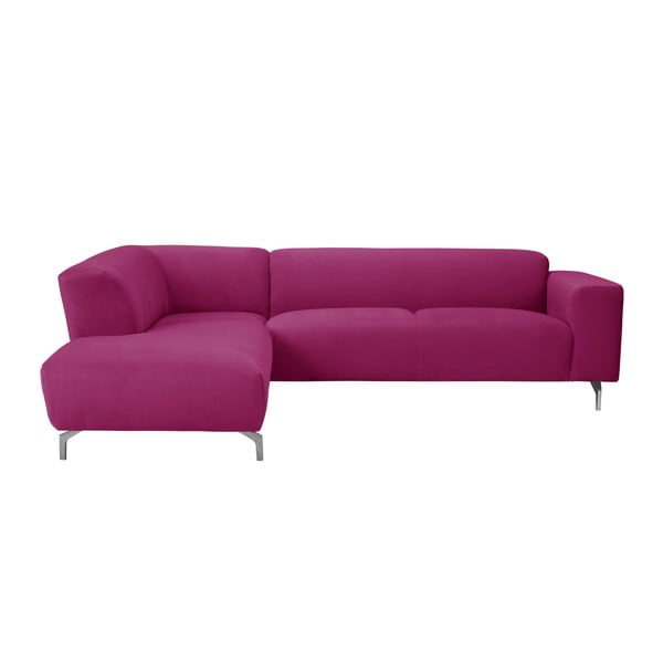 Różowy narożnik lewostronny Windsor & Co Sofas Orion