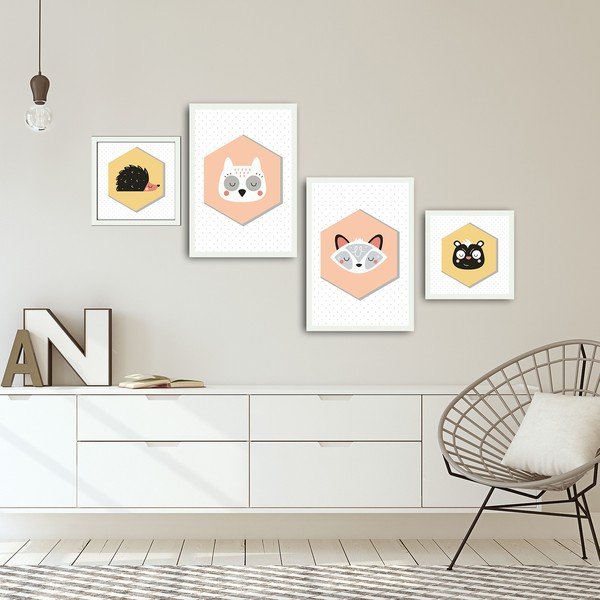 Zestaw 4 obrazów Alpyros Hurgo-image-1