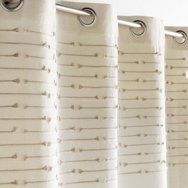 Beżowa bawełniana zasłona 140x240 cm Golden Sunset – douceur d'intérieur-image-1