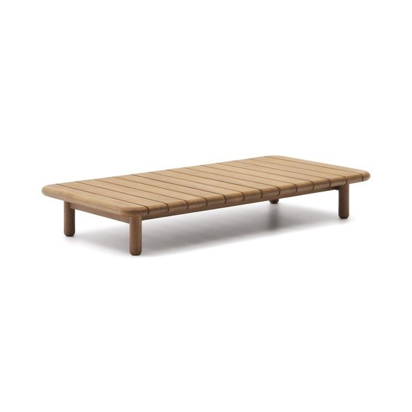 Stolik ogrodowy z litego drewna tekowego 70x140 cm Turqueta – Kave Home-image-2