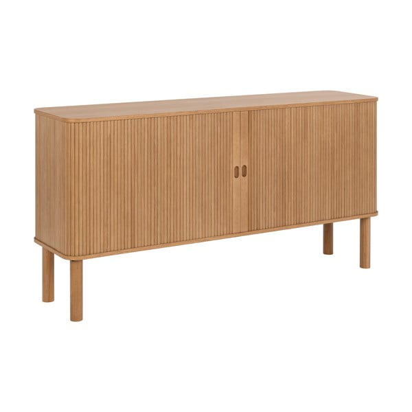 Niska komoda w dekorze dębu z drzwiami przesuwnymi 160x80 cm Langley – Actona-image-1