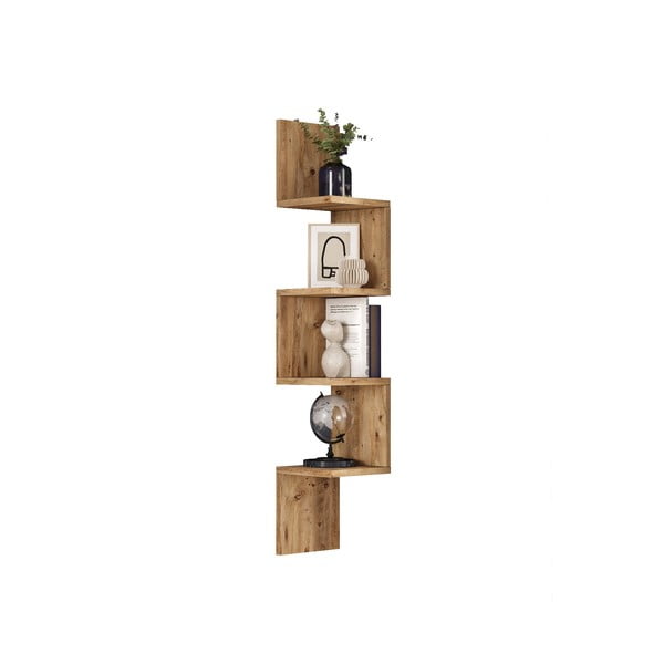 Regał ścienny w dekorze sosny 22x117 cm Laura – Kalune Design-image-2