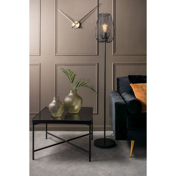 Czarna lampa stojąca Leitmotiv Lucid, wys. 150 cm-image-1
