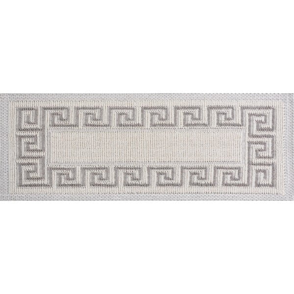 Kremowe bawełniane dywaniki na schody zestaw 16 szt. 25x65 cm Versace Bej – Vitaus