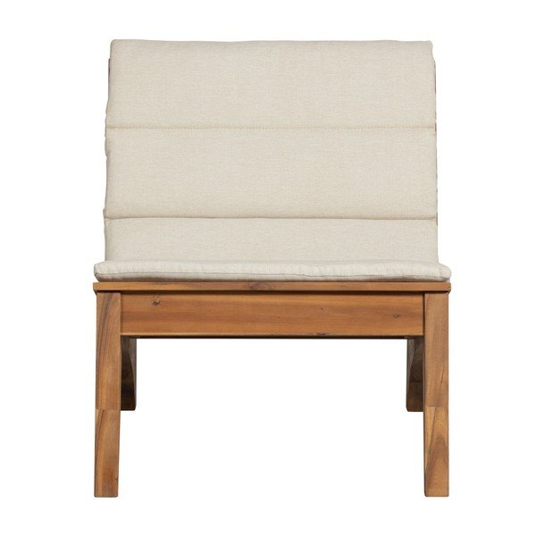 Kremowo-naturalny drewniany fotel ogrodowy Kenai – Exotan-image-2