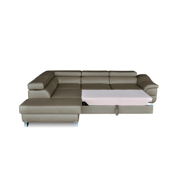 Szarobrązowy rozkładany narożnik lewostronny Windsor  & Co. Sofas Omnikron-image-4