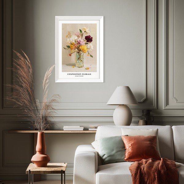 Obraz drukowany z ramą w zestawie 56x75 cm Sunny Bouquet – Styler-image-1