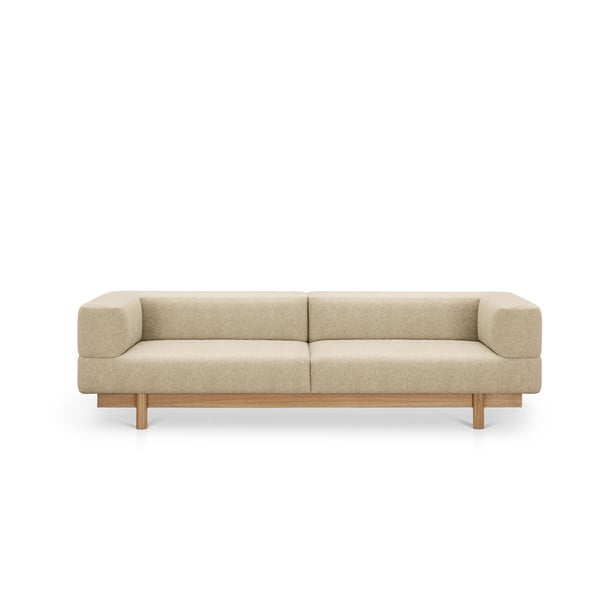 Beżowa wełniana sofa 260 cm Alchemist – EMKO