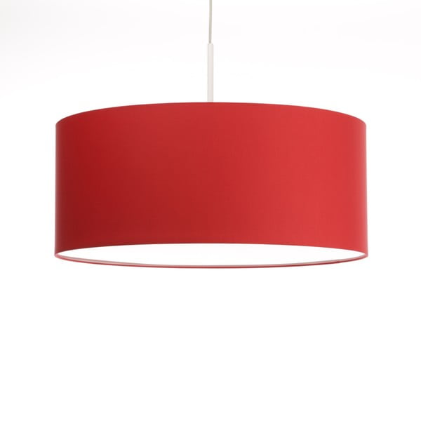 Czerwona lampa wisząca 4room Artist, zmienna długość, Ø 60 cm