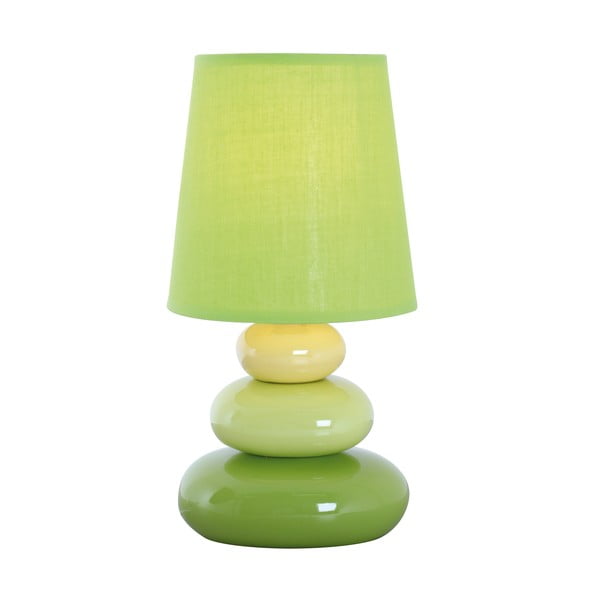 Lampa stołowa Stoff, zielona