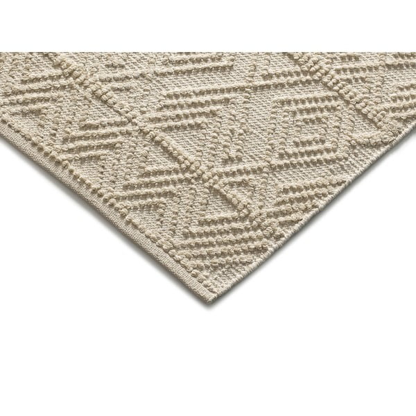 Kremowy dywan tkany ręcznie z bawełny z recyklingu odpowiedni do prania 160x230 cm Pamuk – Universal-image-2