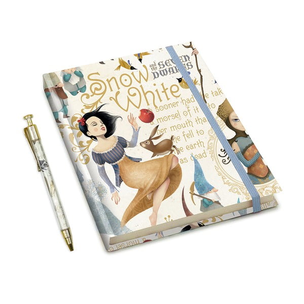 Notatnik 192 str. z długopisem Snow White – Kartos