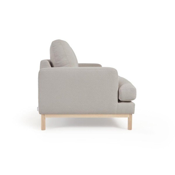 Szara sofa z materiału bouclé 203 cm Mihaela – Kave Home-image-3