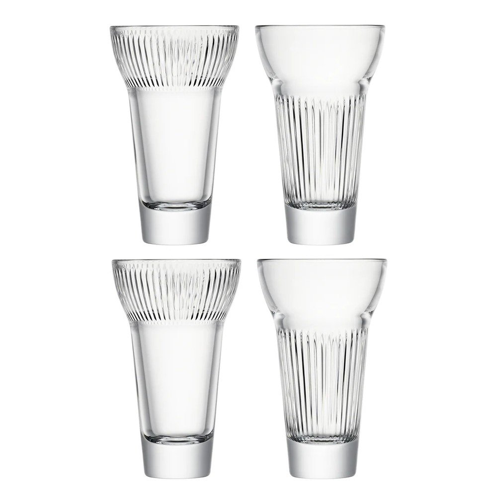 Kieliszki zestaw 4 szt. do wódki 220 ml Mix – La Rochére