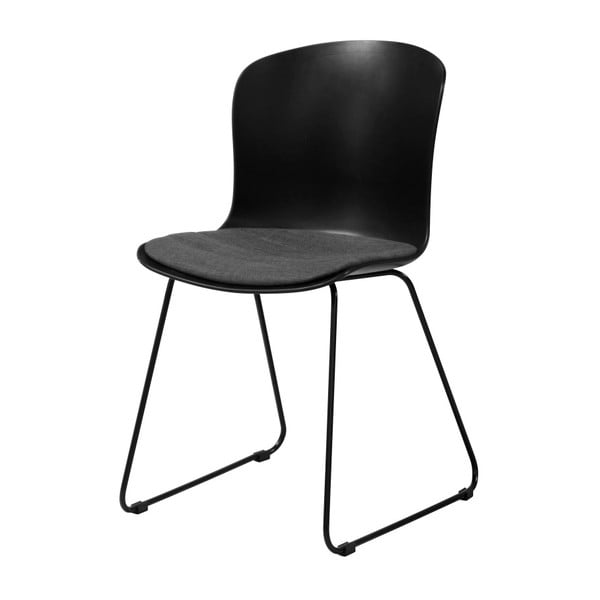 Czarne krzesło do jadalni Interstil Story Duro