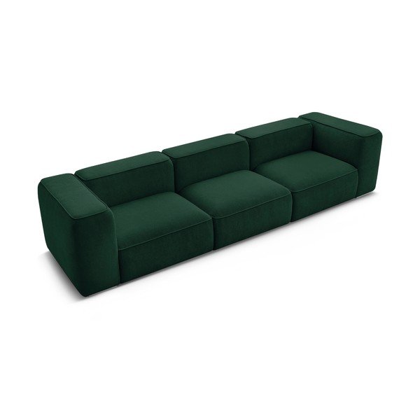 Ciemnozielona sofa 345 cm Zephyr – Bobochic Paris-image-4