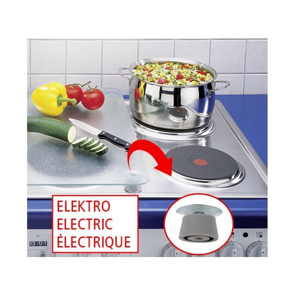 Zestaw 2 szklanych płyt ochronnych na kuchenkę Wenko Caprese, 52x30 cm-image-3