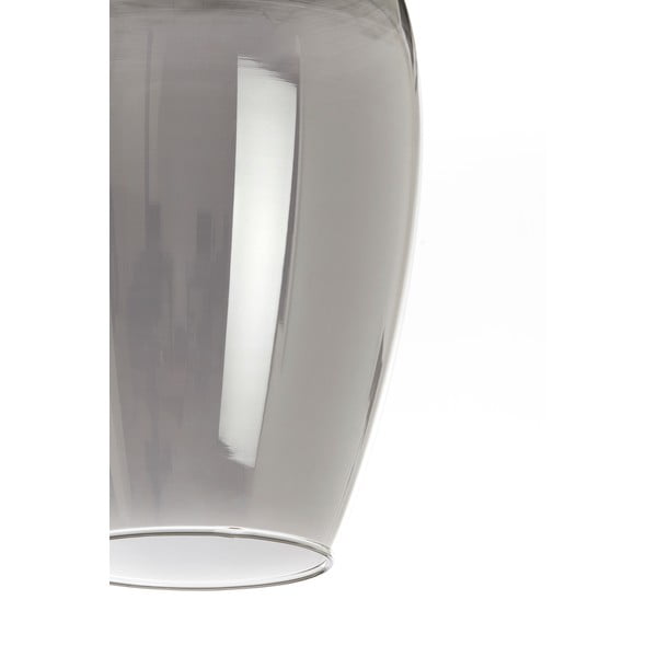 Ciemnoszaro-brązowa lampa wisząca ze szklanym kloszem ø 35 cm Lukaro – Light & Living-image-3